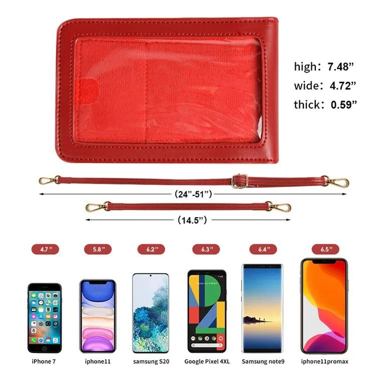 👜 PU Leather Crossbody Bag Wallet Case – Style Meets Function! ✨