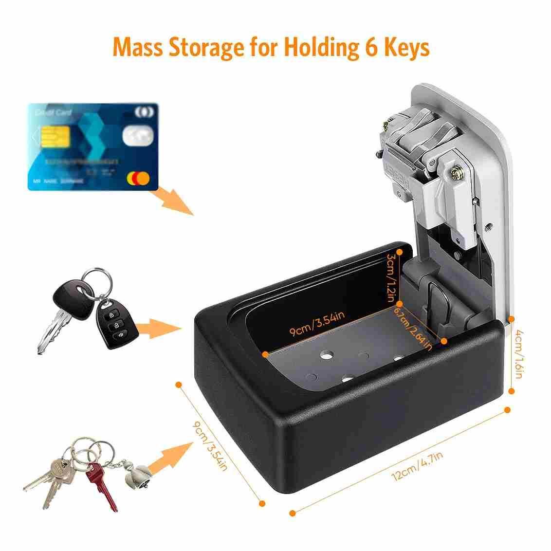 🔐 Security Key Lock Box – Safe, Durable & Weatherproof! 🌦️