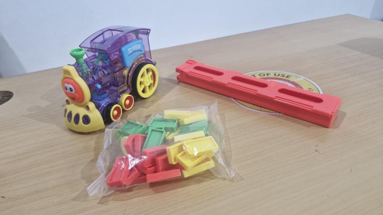 Train Toy Domino™ Set for Kids BPA Free Plastic with Sound Effects