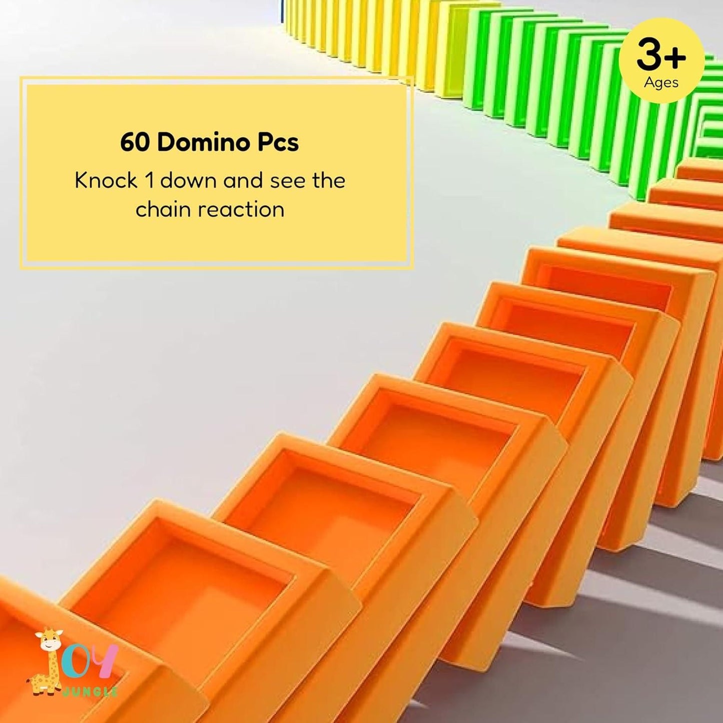 Train Toy Domino™ Set for Kids BPA Free Plastic with Sound Effects
