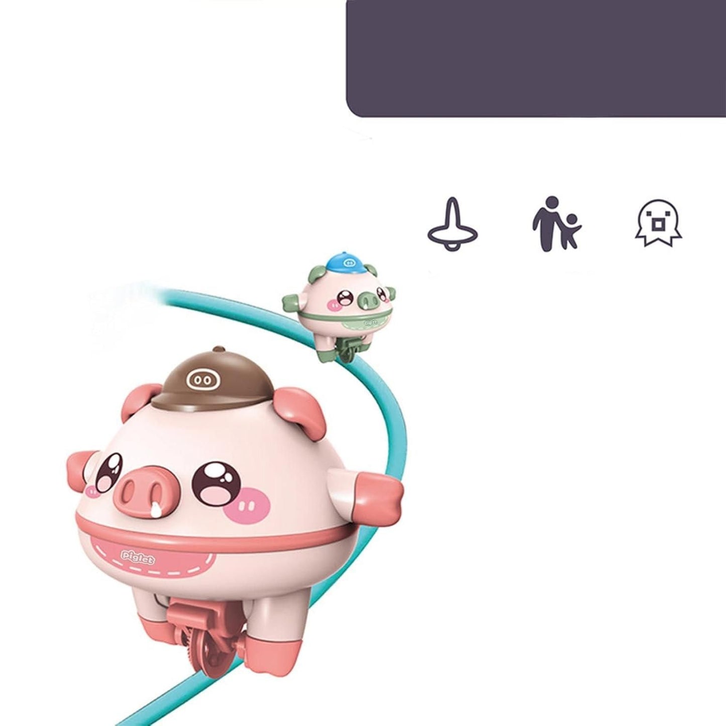 🐷 Tightrope Walking Tumbler Pig Toy for Children (Pack of 1)