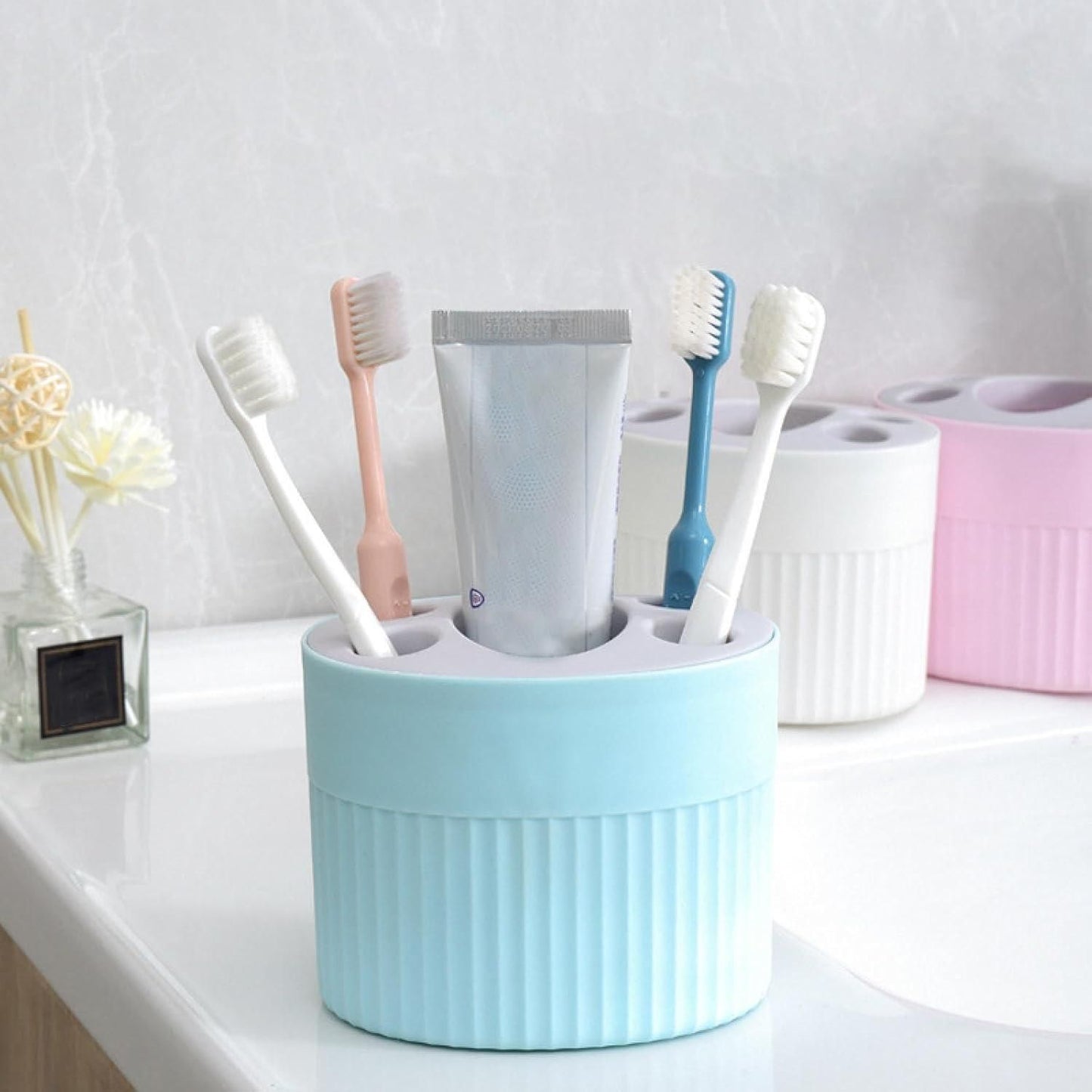 📦Multiple Holder – Toothbrush & Makeup Brush Organizer (Pack of 1)