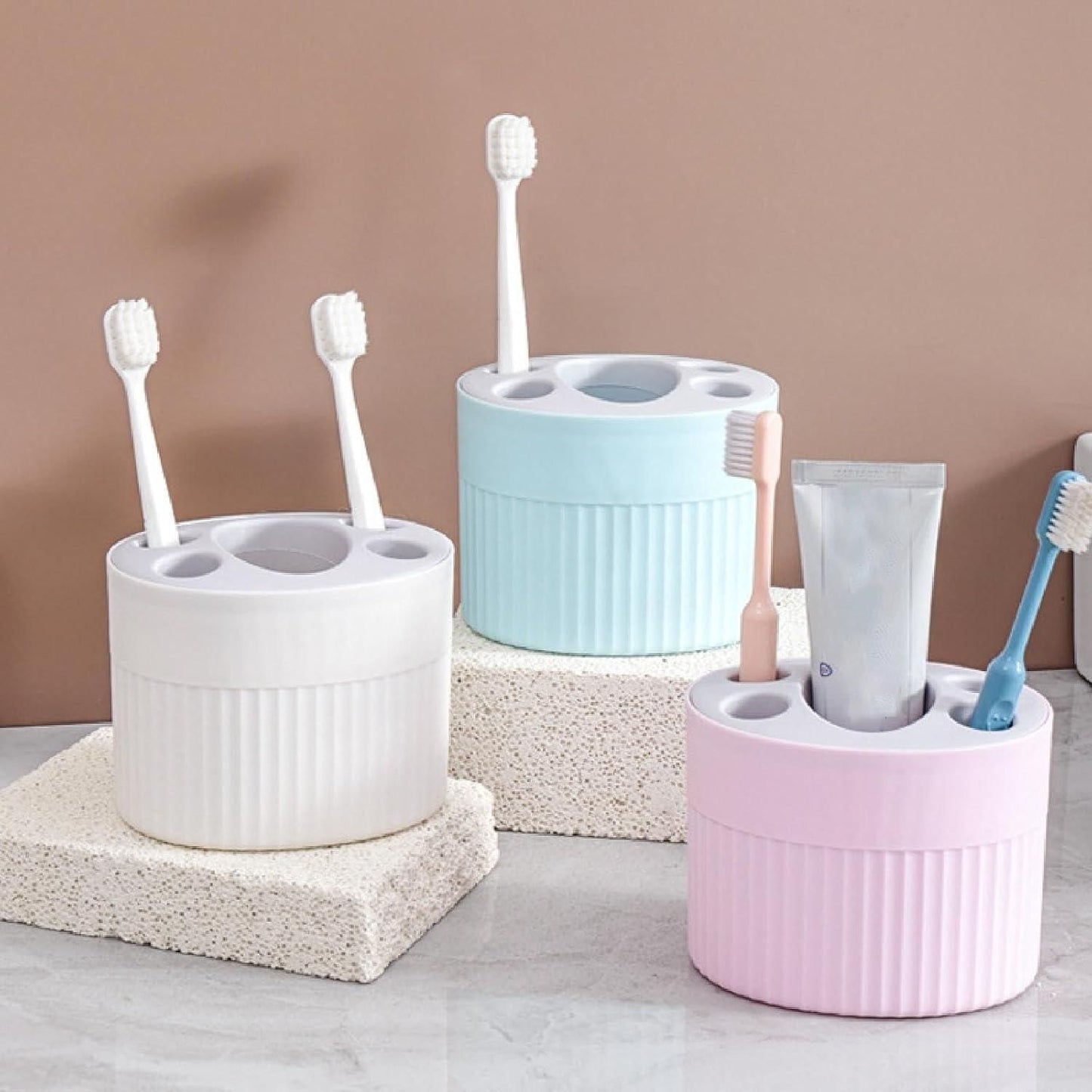 📦Multiple Holder – Toothbrush & Makeup Brush Organizer (Pack of 1)