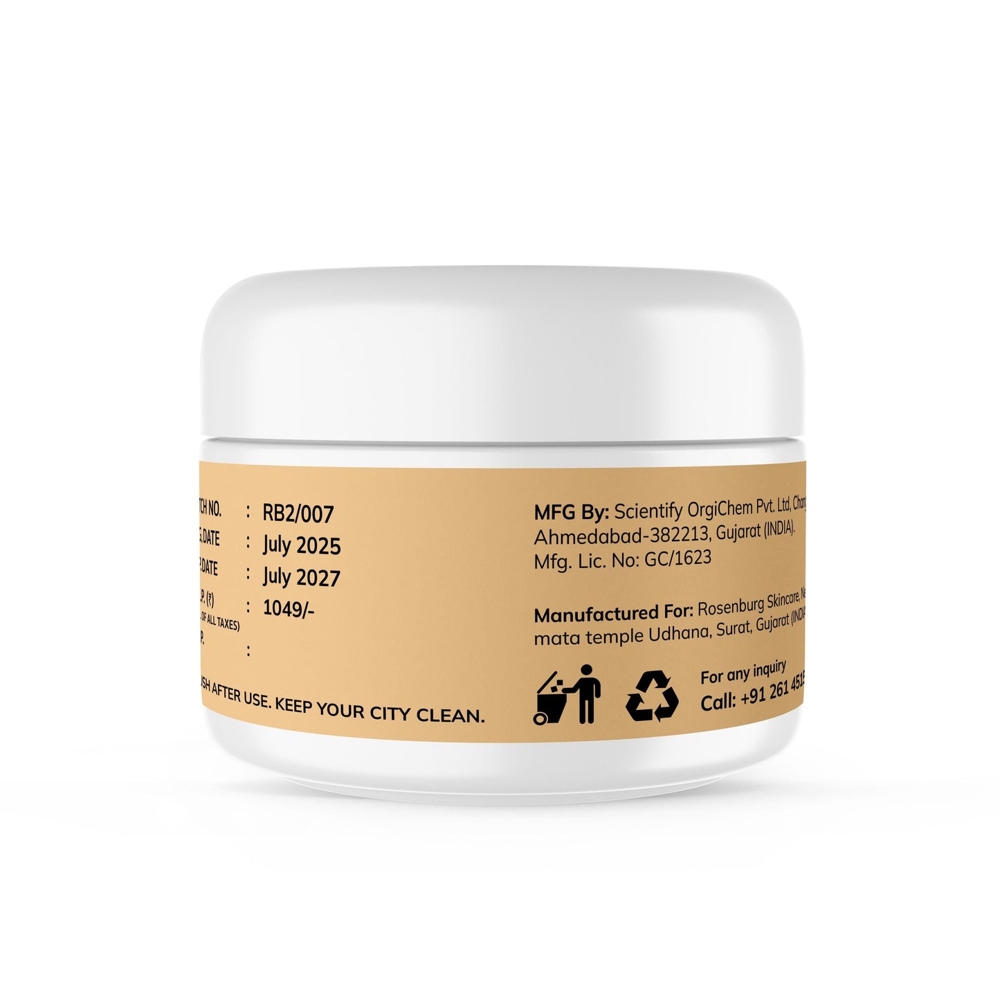 ✨ Vitamin C+ Pure Glow Cream – 100 gm (Pack of 2)🌿