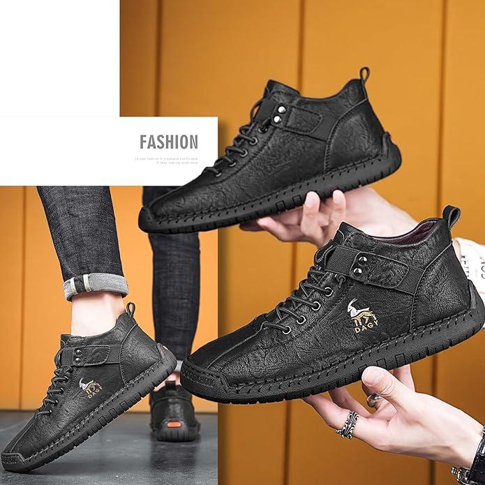 🥾 Men’s High-Top Hiking Shoes – Durable, Comfortable & Adventure-Ready! 🌲✨