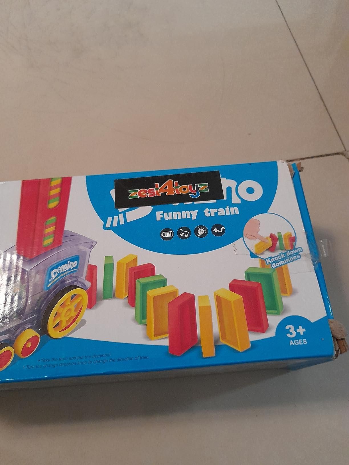 Train Toy Domino™ Set for Kids BPA Free Plastic with Sound Effects