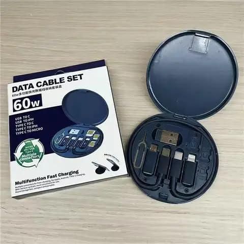 ⚡ Fast Charging Travel Cable Set – Compact, Handy & Super-Fast! 🚀