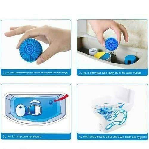 ✨Toilet Cleaning Tablet-Toilet Deodorizer Bathroom Cleaner Tablet 😍(Pack of 10)