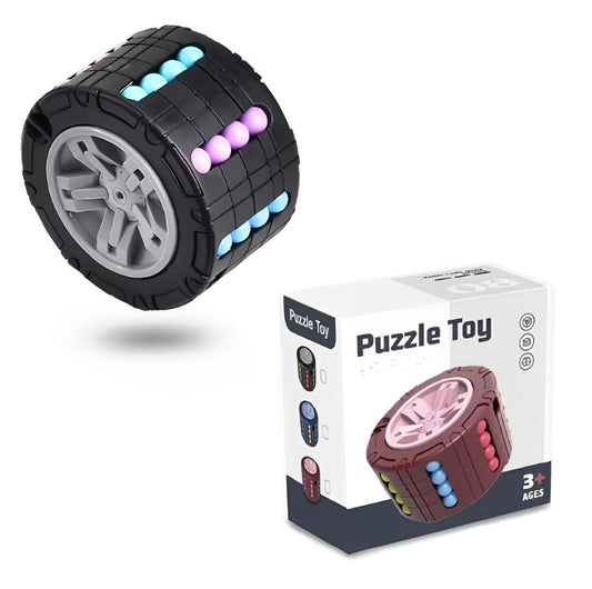 🧩 3D Magic Bean Cylinder Puzzle Toy – Fun, Learning & Stress Relief!