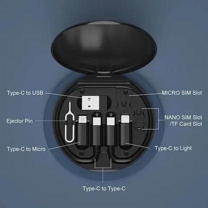 ⚡ Fast Charging Travel Cable Set – Compact, Handy & Super-Fast! 🚀