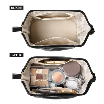 💄 Large Capacity Cosmetic Travel Bag (Pack of 1, Random Color)✨