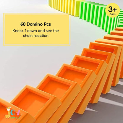 Train Toy Domino™ Set for Kids BPA Free Plastic with Sound Effects