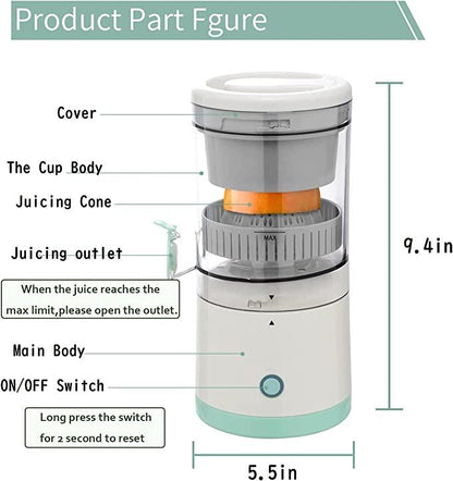 🍊 Electric Citrus Juicer – USB Rechargeable &amp; Portable (YZJ-001)