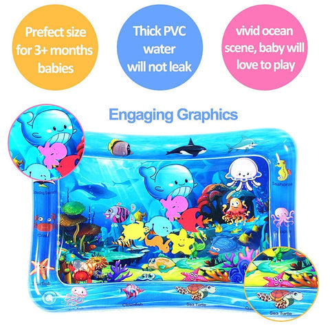 Aqua Adventure Playmat™ - Interactive Water Play for Sensory Stimulation and Fun Tummy Time
